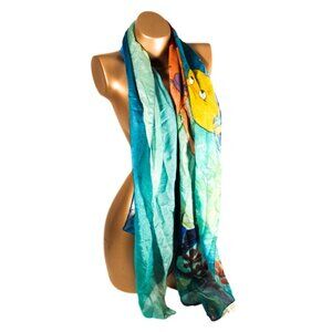 Disney The Little Mermaid Fashion Scarf - Ariel, Sebastian & Flounder